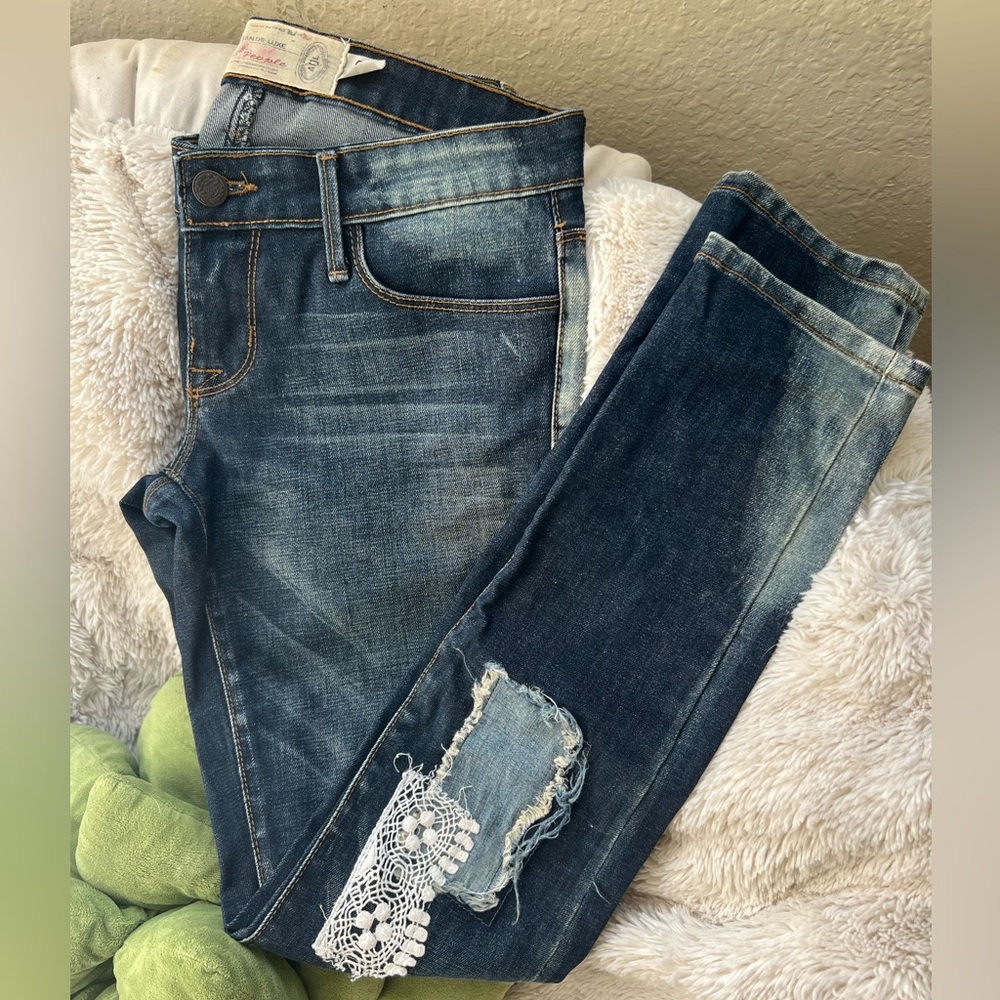 Free People Embroidered Women’s Jeans | 25